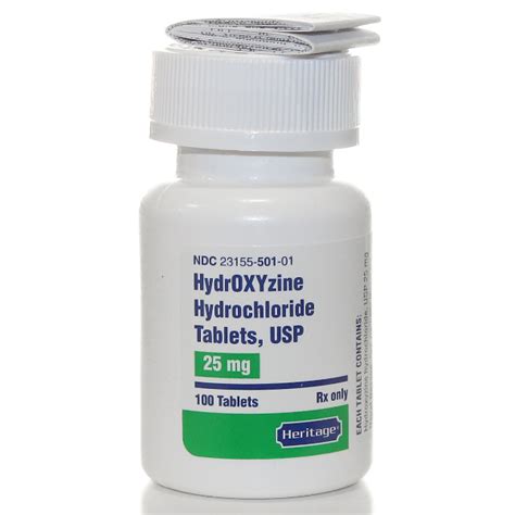 Hydroxyzine Hcl 25mg tablet