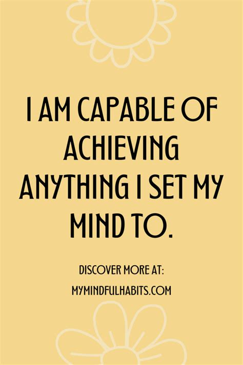 I am capable