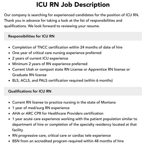 ICU RN Jobs Near Me