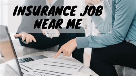 Insurance Jobs Near Me
