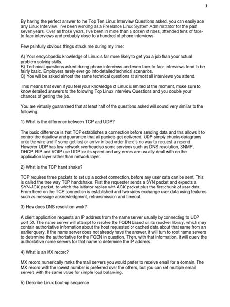 Interview Questions