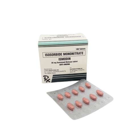 Isosorbide Mononitrate 30mg Tablets
