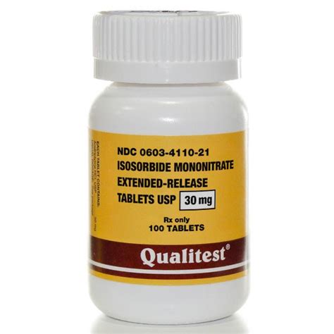 Isosorbide Mononitrate ER 30mg