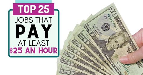 Jobs That Pay $25 An Hour