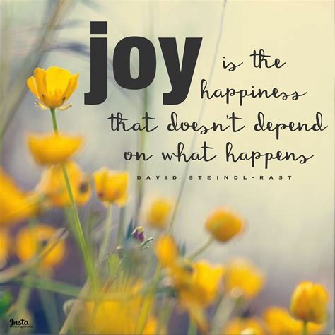 Joy and Happiness