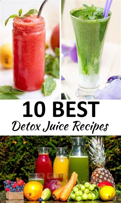Juicing and detoxification