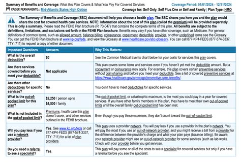 Kaiser Permanente Employer Sponsored Health Coverage Options
