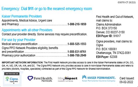 Kaiser Permanente Insurance Mail