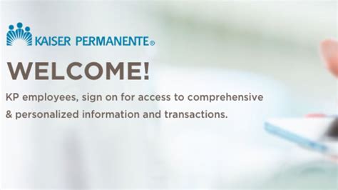 Kaiser Permanente Login Portal