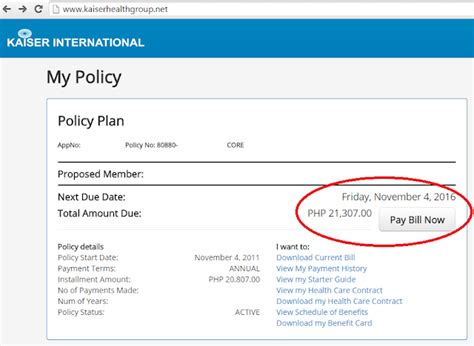 Kaiser Permanente Mail Payment