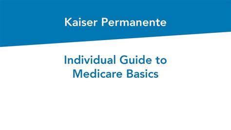 Kaiser Permanente Medicare Health Coverage Options