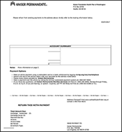Kaiser Permanente Online Billing