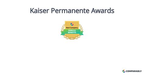 Kaiser Permanente Petaluma California Awards