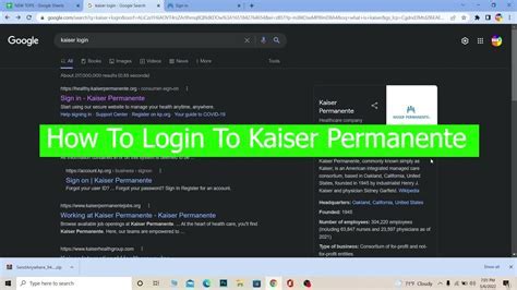 Kaiser Permanente Technical Support