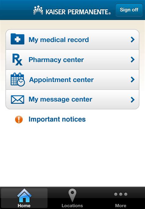 Kaiser Permanente Vista Medical Offices My Health Manager