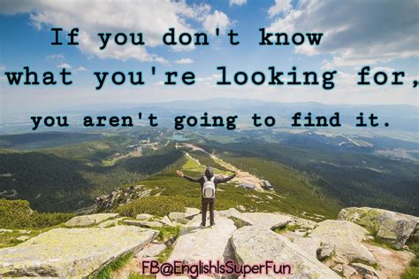 Know What You're Looking For