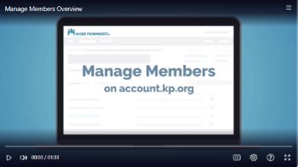 kp org account overview
