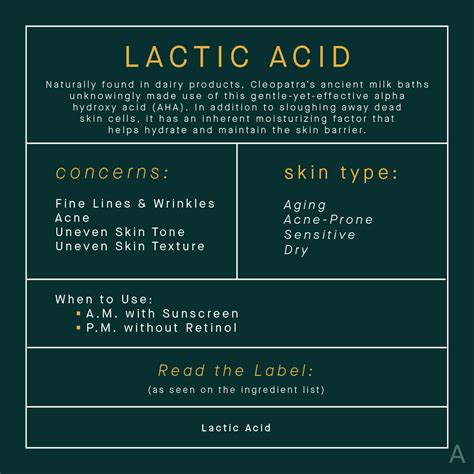 Lactic Acid Treatment