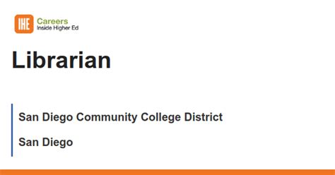Library Jobs in San Diego