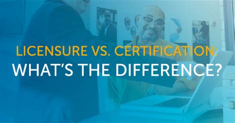 licensure certification