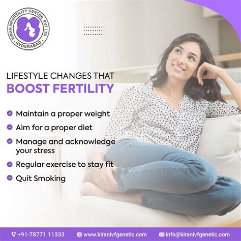 Lifestyle Changes to Boost Fertility
