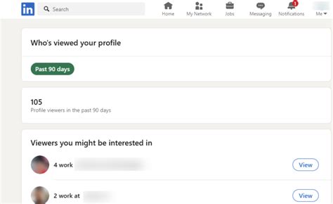 LinkedIn Profile View Notifications