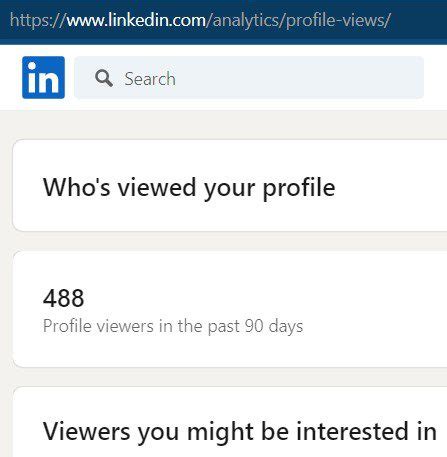 LinkedIn Profile Views