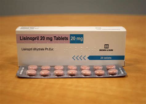 Lisinopril 20 mg Tablet Dosage