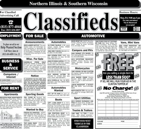 Local Newspapers and Classifieds