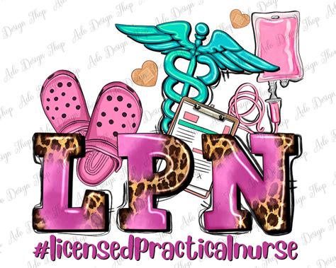 LPN nurse taking care of a patient