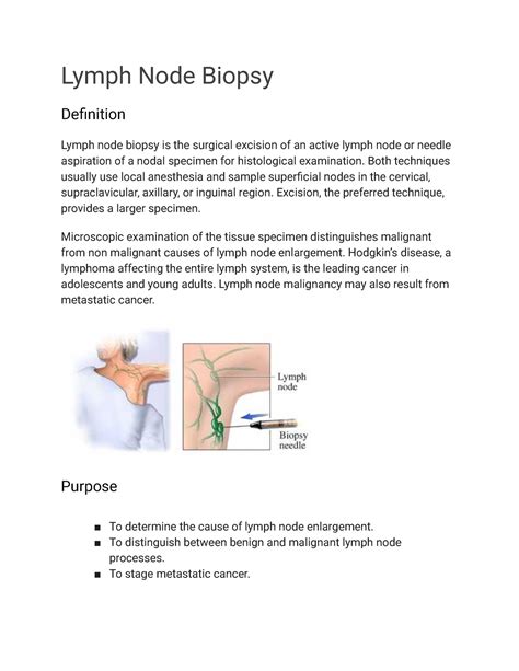 Lymph Node Biopsy