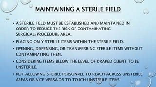 Surgical Technologist Maintaining a Sterile Environment