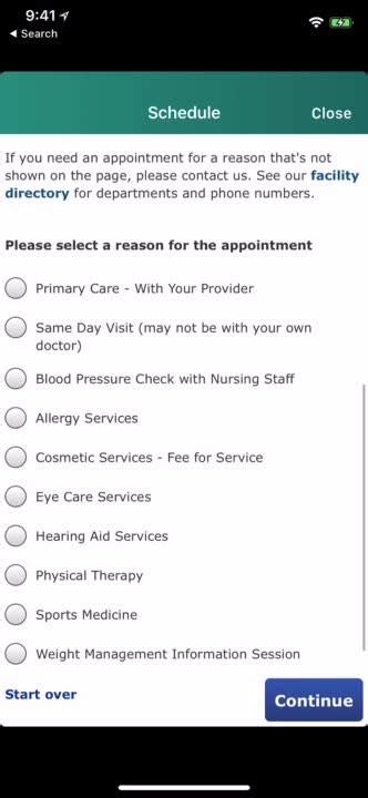 Make a KP Appointment