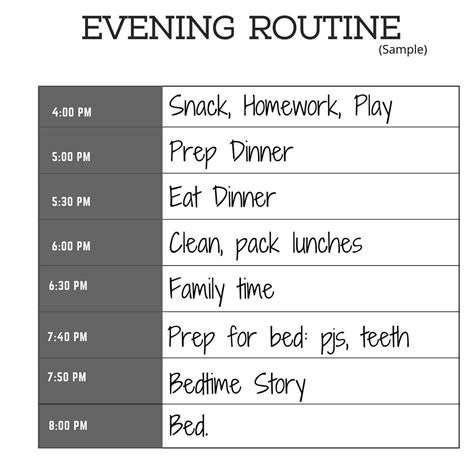 Making Your Evening Routine Stick