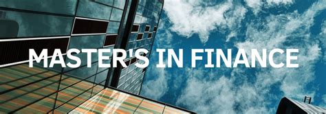 Master in Finance