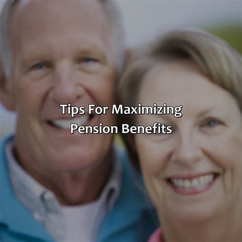 Maximizing Retirement Benefit