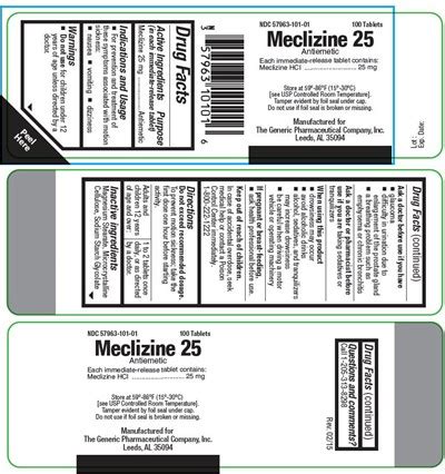 Meclizine Precautions