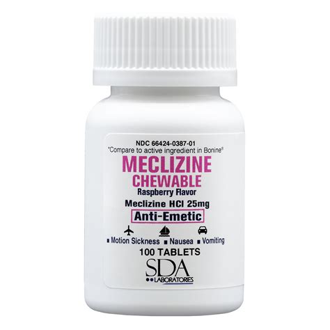 Meclizine prevention