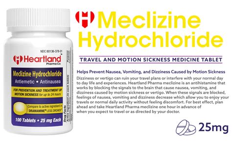 Meclizine vertigo relief