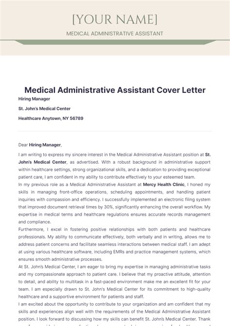 Medical Admin Interview