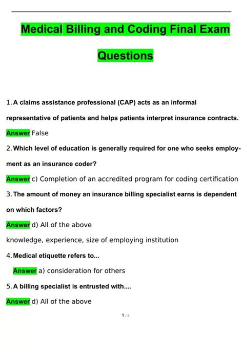 Medical billing final thoughts