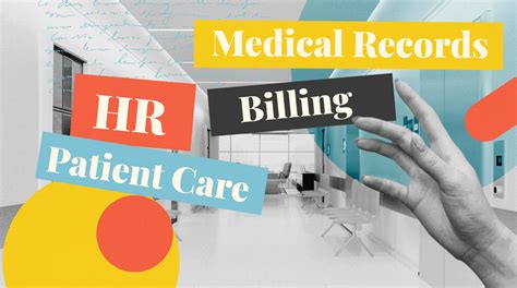 Medical practice administrator at work
