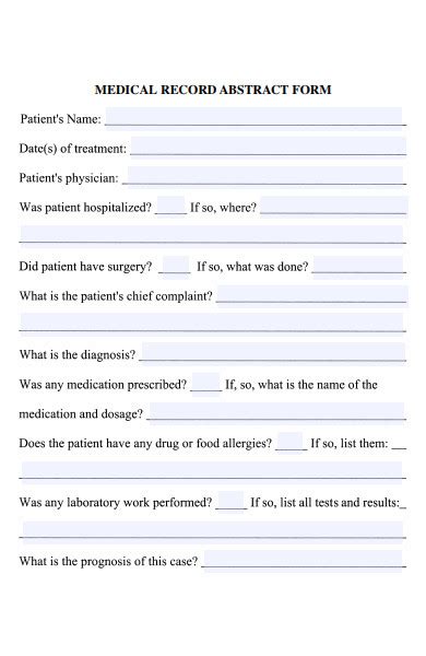 Medical Records Abstractor
