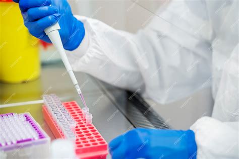 Medical researcher working in a lab