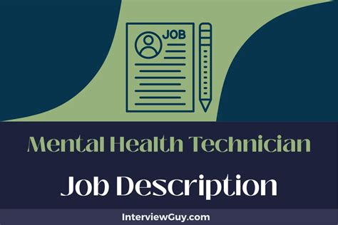 Mental Health Technician Job Interview