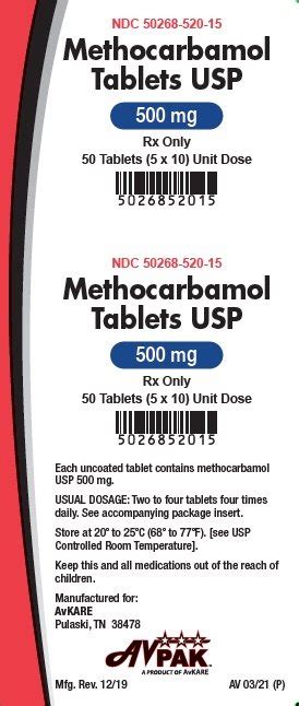 Methocarbamol's Off-Label Uses
