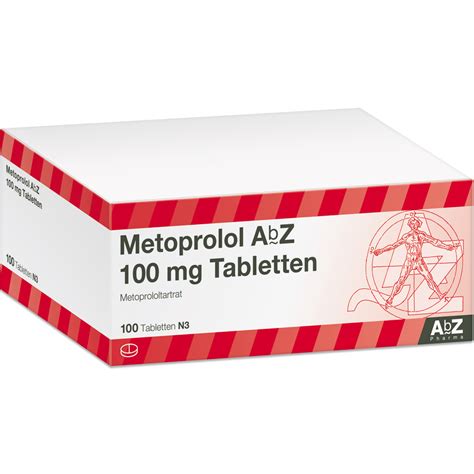 Metoprolol 100 mg tablets
