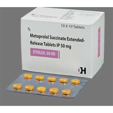 Metoprolol 50 mg tablets