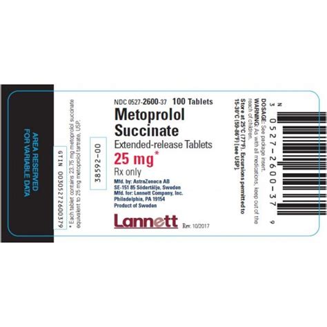metoprolol er 25mg