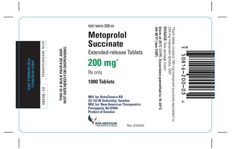 Metoprolol Succinate ER
